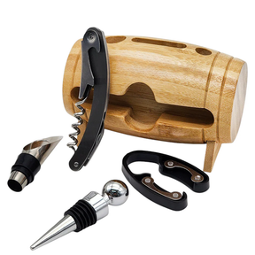 Para Vinho 4 peças com Suporte