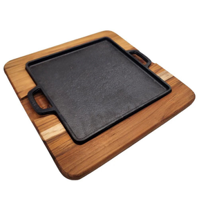 Tábua De Madeira Nobre Com Chapa De Ferro