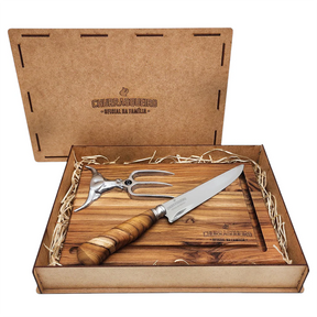 Kit Churrasco Personalizado Churrasqueiro Oficial da Família